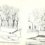 dessin quais de seine louvre