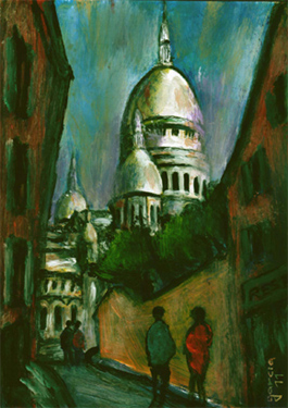 sacre coeur peinture