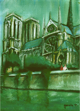 notre dame peinture