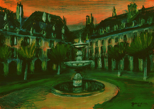 place des vosges peinture