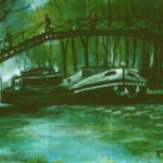 peinture canal saint martin paris