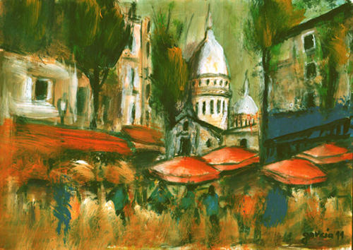 place du tertre claude garcia