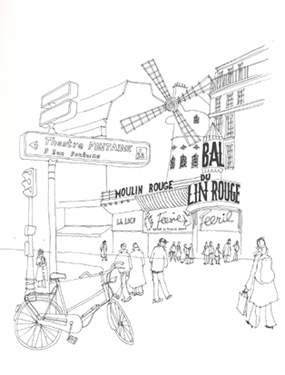 moulin rouge croquis