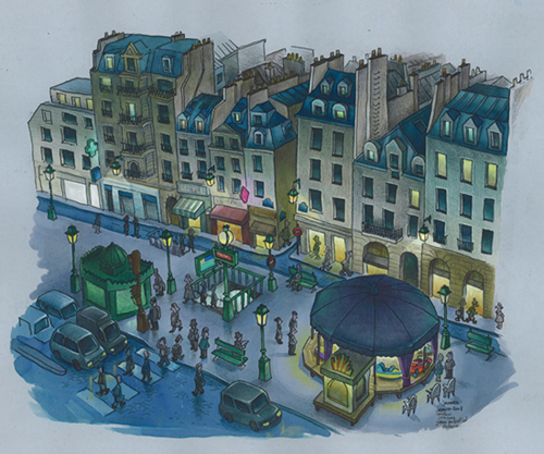 dessin st paul paris