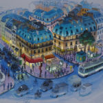 Place Saint-Michel par Jean-Martial Dubois