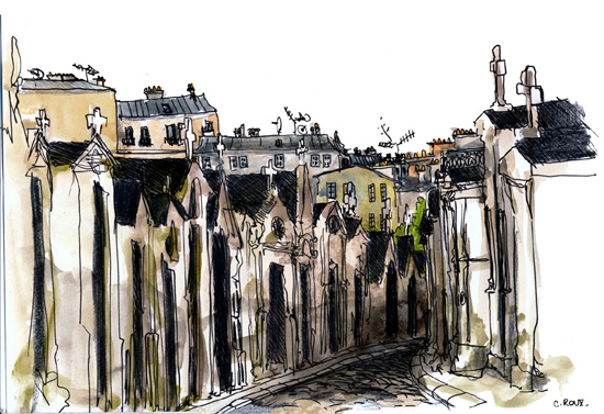 croquis pere lachaise