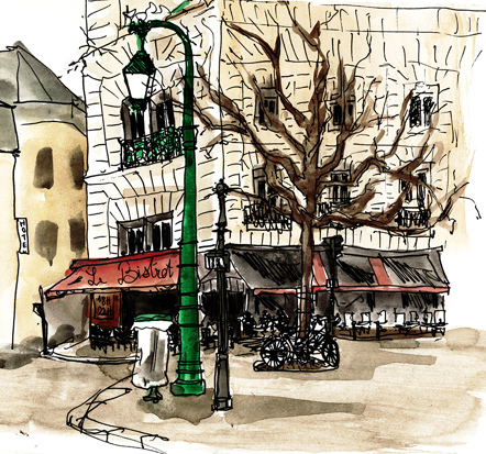 rue de bretagne croquis