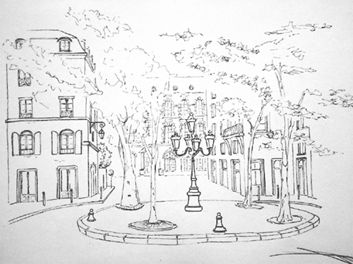 place furstenberg croquis