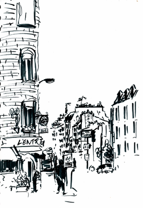 croquis menilmontant