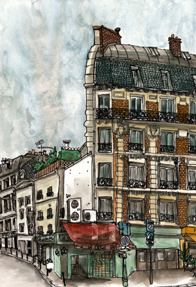 rue de charenton dessin