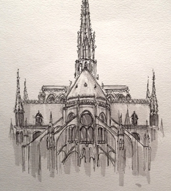 croquis notre dame