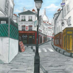 rue norvins peinture