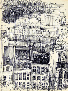 croquis pompidou