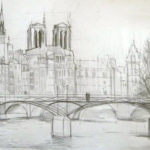 croquis pont des arts