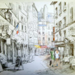 rue montorgueil peinture