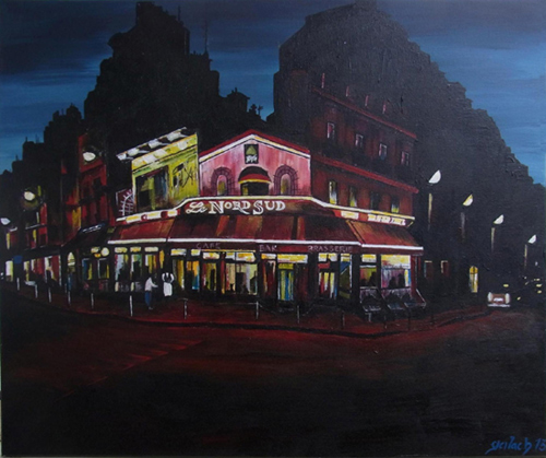 Jules Joffrin la nuit peinture