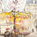 dessin hotel ville paris