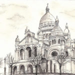 Dessin du Sacré Coeur par Violette Cordeau