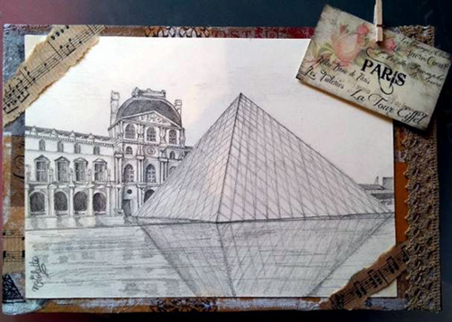 dessin louvre