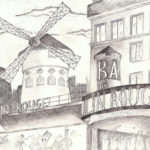 dessin moulin rouge