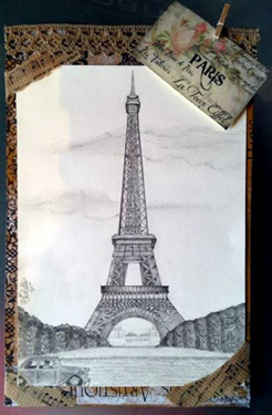 dessin tour eiffel