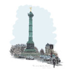 Place de la Bastille par Sophie Rocher
