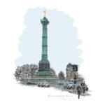 Place de la Bastille par Sophie Rocher