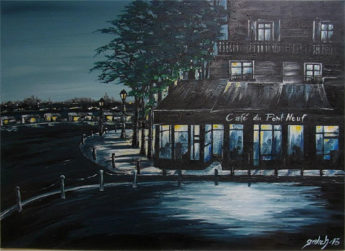 café pont neuf peinture