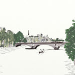 dessin pont paris