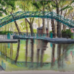 aquarelle canal saint martin