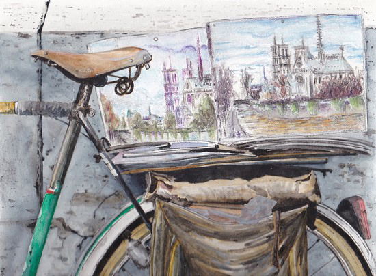 velo notre dame dessin