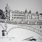 Dessin de la Conciergerie par Anna Kunsteková