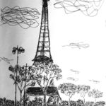 Tour Eiffel Croquis par Bérénice Beaube