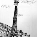 colonne opéra croquis