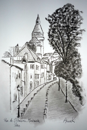 rue abreuvoir dessin