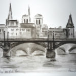 pont des arts dessin