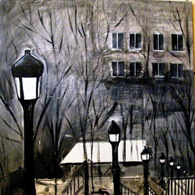 montmartre peinture acrylique