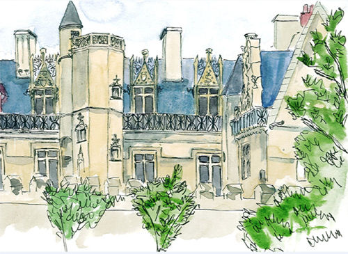 Mus e De Cluny Par Anne Laure Chapelain Dessine Moi Paris