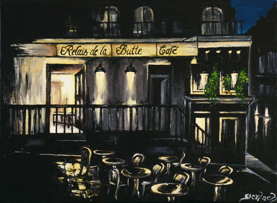 restaurant montmartre peinture