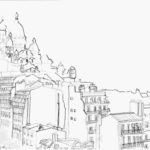 croquis butte montmartre