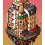 Pixel Art Paris par Julen Aranguren