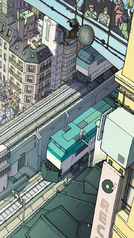 Illustration paris futur