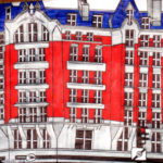 dessin immeuble paris