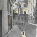 rue mazarine aquarelle catherine