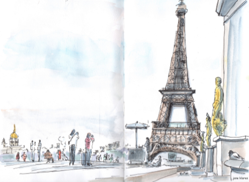 trocadero dessin