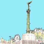 Place de la Bastille par Jane Klares