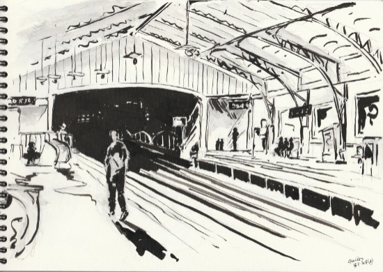 croquis metro glacière