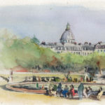 peinture jardin du luxembourg