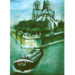 chevet notre dame peinture