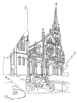 eglise st ambroise dessin